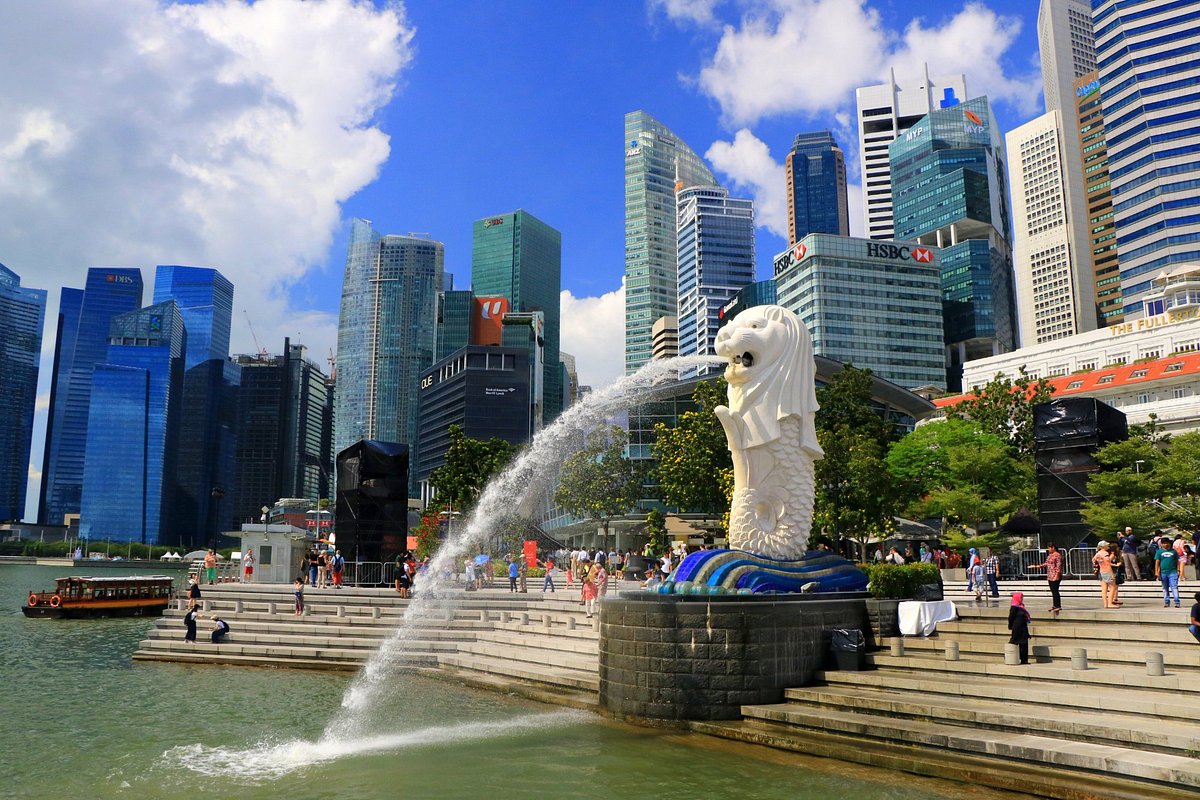 Raffles Place Skyline—Sg Escort Downtown Core Area